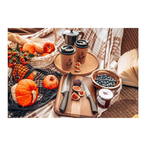 Термокружка дорожная Walmer Corky Coffee, 0.35 л, цвет пробковый  фото 7