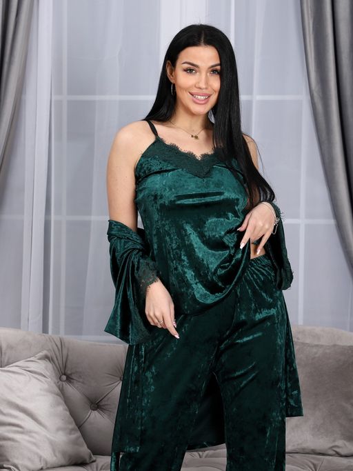 05-ХП ЖЕНСКИЙ КОМПЛЕКТ ЧЕТВЕРКА (Зелёный) - А-дина фото 5