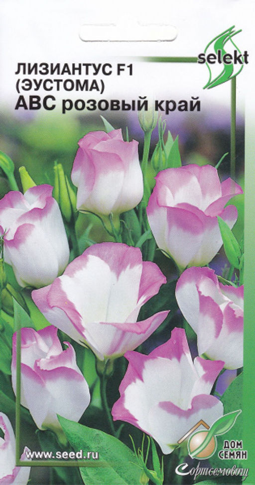 Лизиантус F1 (Эустома ) АВС розовый край