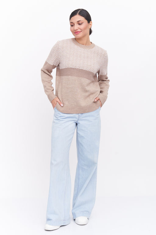 Джемпер Д 3223/бежевый (1390) - Текстильная мануфактура фото 7