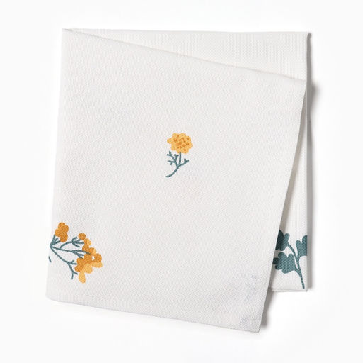 Полотенце Этель Полевые цветочки 40х70см, рогожка 176 г/м2, 100% хл  фото 8