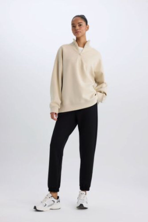 DeFactoFit Standart Fit Uzun Jogger Esofman Alt? Cepli Beli Pacas? Lastikli