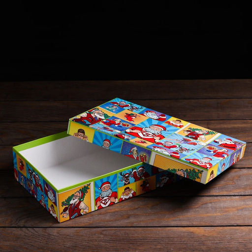 Подарочная коробка «Pop-art: Новогодний», 29×18×7 см