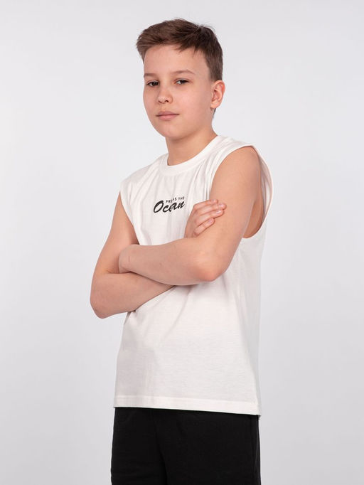 Майка для мальчика 22064 Lets go - Let's go фото 22