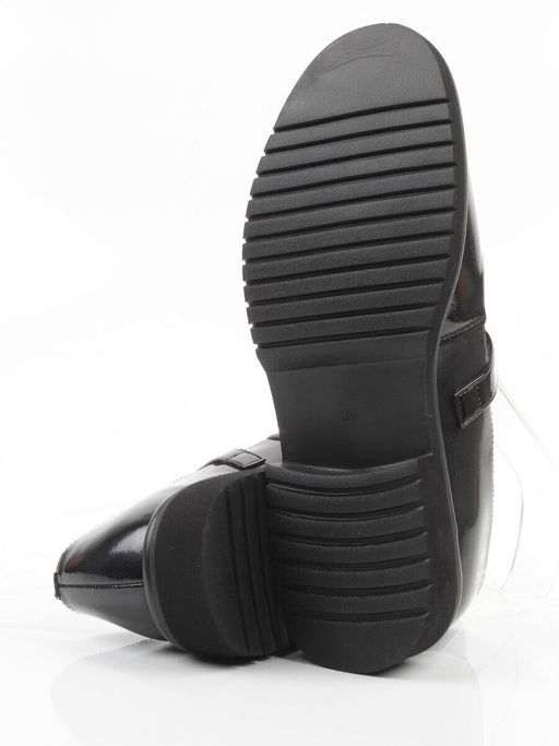 06-M47-14 BLACK Туфли женские (натуральная кожа)