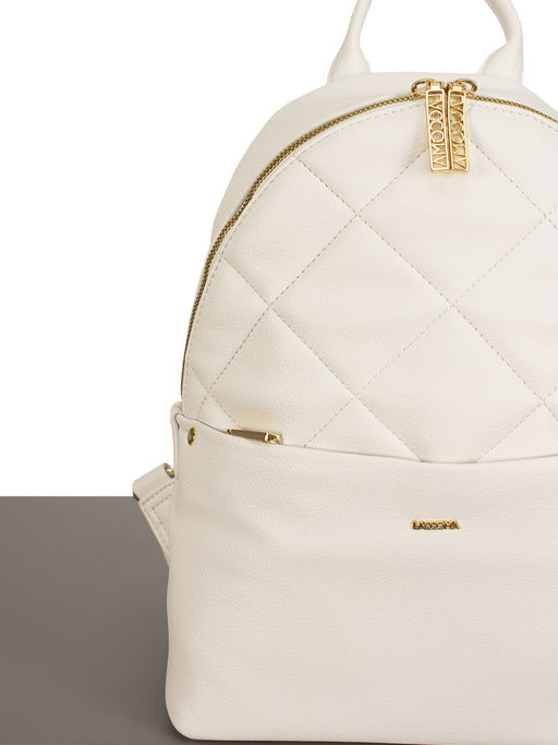 LACCOMA рюкзак Виолла-Л815-белый эко кожа хлопок