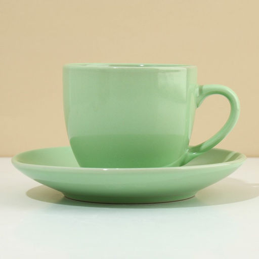 Чайная пара Lemon flowers, 250 мл - Dolce Ceramo. фото 3