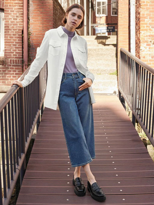 Джинсы женские с высокой посадкой ESMARA длина 7/8  фото 12