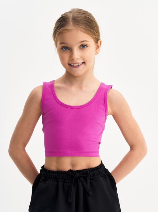 Топ для девочки цвета фуксии - Kogankids фото 14