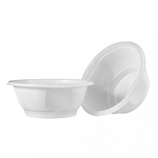 Тарелка одноразовая суповая из полипропилена 600мл, д155мм, белый (Россия) - Домашняя мода фото 3