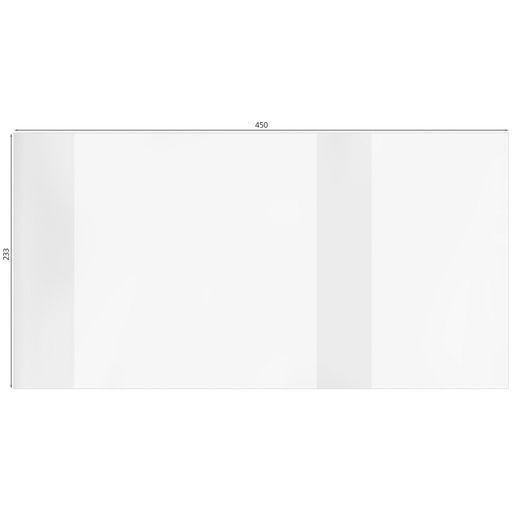 Цена за 5 шт. Обложка ПЭ 150мкм (20.13т) 230*450мм, для учебников, универсальная