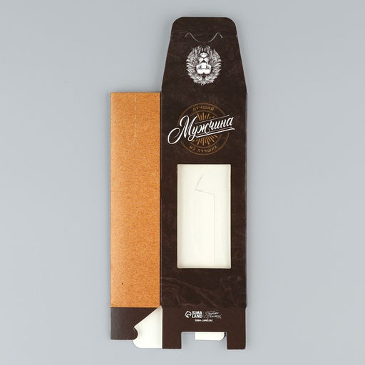 Цена за 5 шт. Коробка складная «Мужской графит», 5.7×14.5×3.5 см