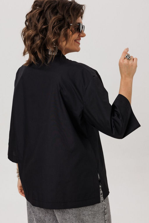 Блуза ANELLI 1669-Р ночные бабочки  фото 4