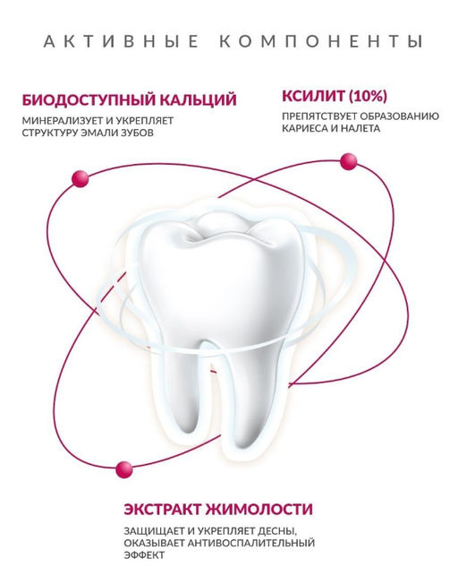 Зубная паста R.O.C.S. PRO. Kids Лесные Ягоды  45 гр ROCS/РОКС  фото 10