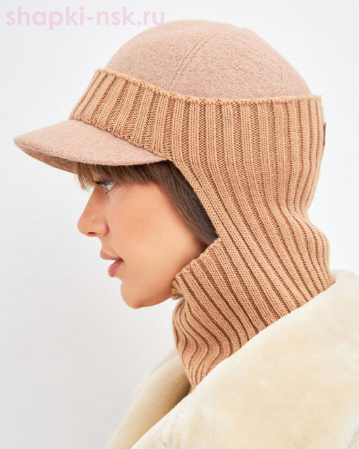 639-K-Д Комплект женский (бейсболка+снуд) (56-58)