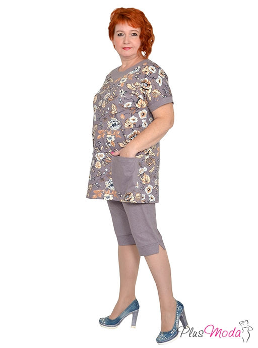 Бриджи Модель №1215 размеры 44-84 - Plusmoda фото 4