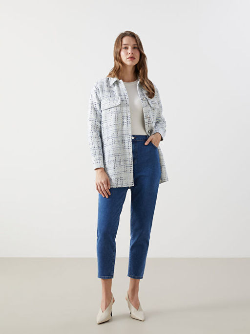 Mom Fit Kad?n Jean Pantolon