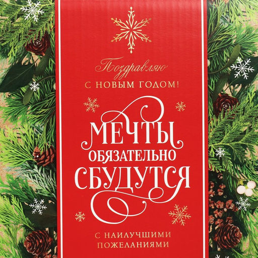 Цена за 2 шт. Коробка подарочная новогодняя складная Сказочных моментов, 22 х 15 х 10 см - Дарите счастье фото 5