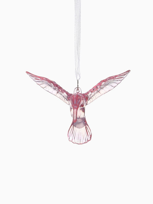 Цена за 2 шт. Ёлочная игрушка Зимнее волшебство. Свиристель, 7.57 см, сиреневый перелив фото 9