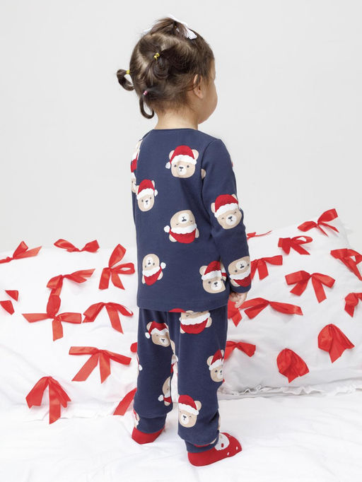 К 1661/синий 1410 Н148.1 пижама д/дет яс