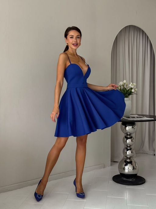 Платье AURA 3309-164 васильковый