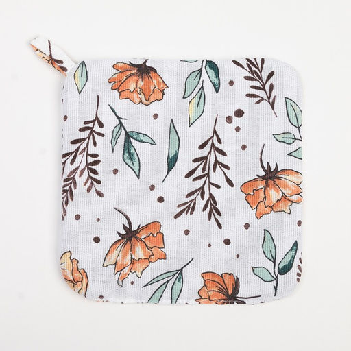 Набор кухонный Доляна Oleander: варежка 20?27 см, прихватка 19?19 см, 100% хлопок