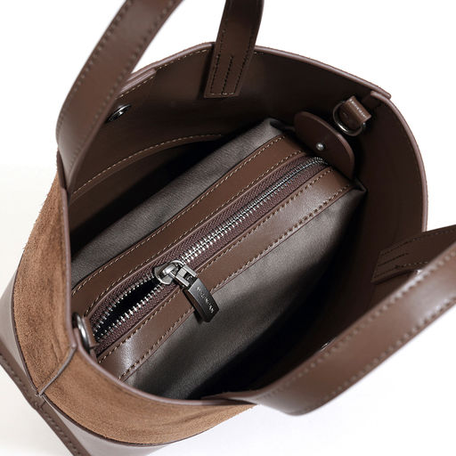 Женская сумка, кожа, MIRONPAN 521215 Коричневый