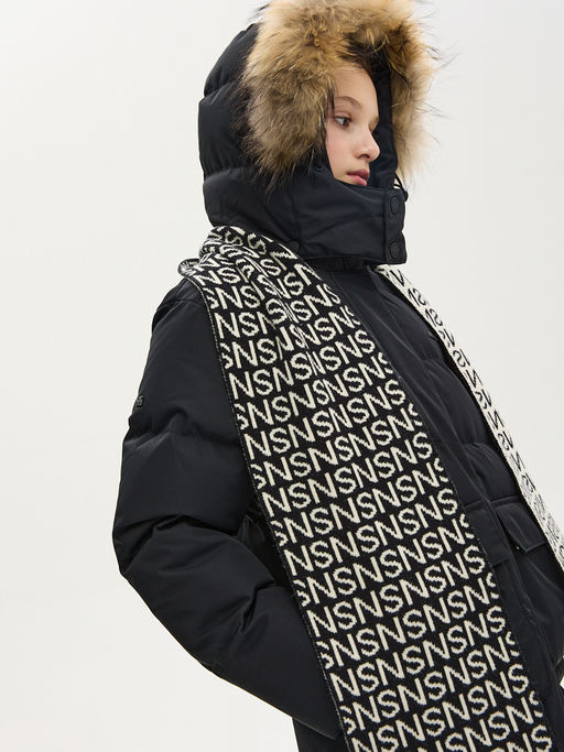 Шарф 17з16925 черный