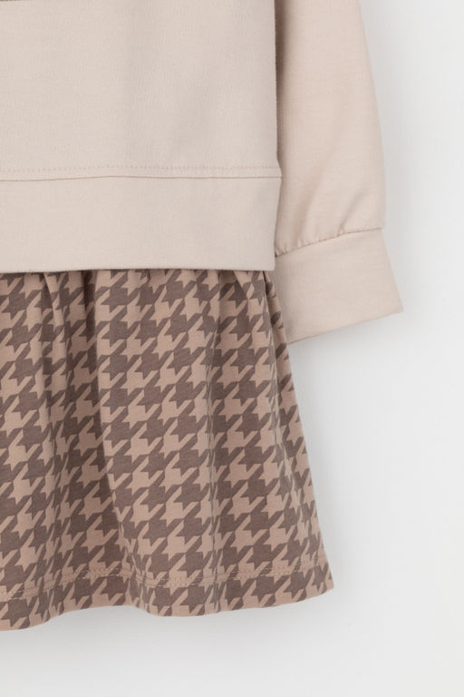 Платье для девочки бежевый - Crockid фото 8