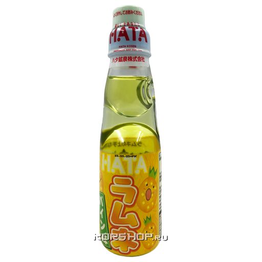 Газированный напиток со вкусом ананаса Рамунэ Hata, Япония, 200 мл Акция