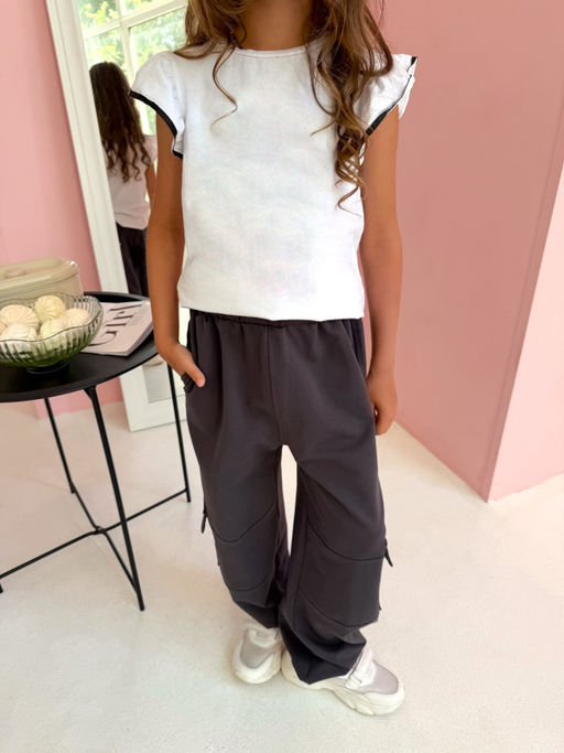 CHILLEASY 140011C-29 Брюки для девочки, Антрацит