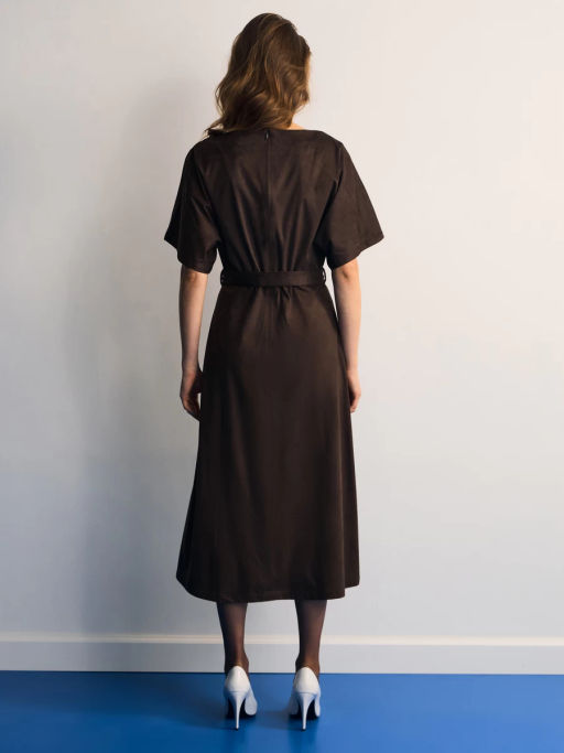 Платье миди с поясом / Zarina