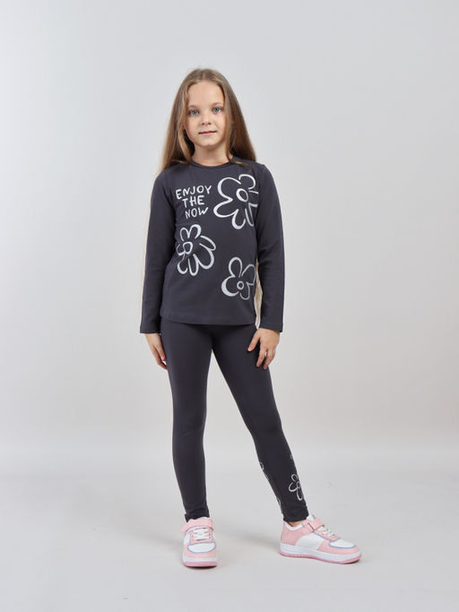 CRB wear / CWKG 63965-48-423 Джемпер для девочки,темно-серый  фото 3