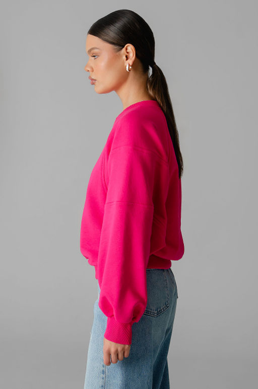 Арт. 15110/2 Свитшот женский укороченный one size (42-50) Цвет:фуксия - Калинка фото 16