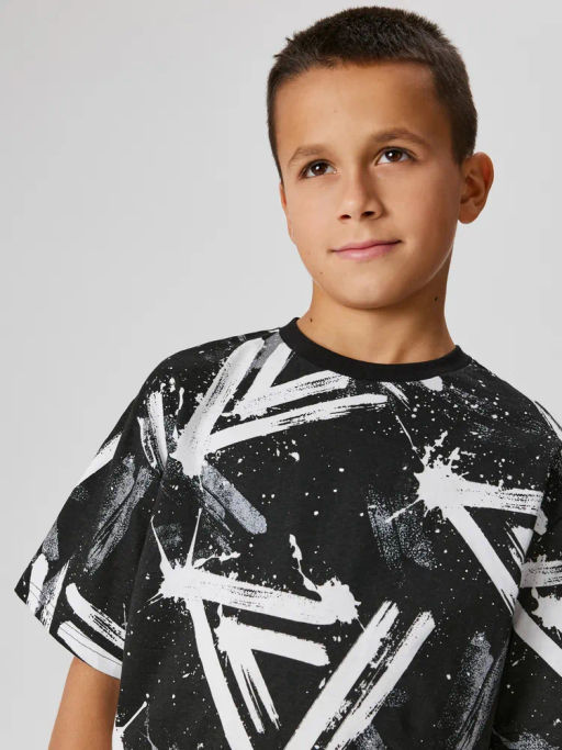 ACOOLA / Футболка детская для мальчиков Noel черный  фото 4