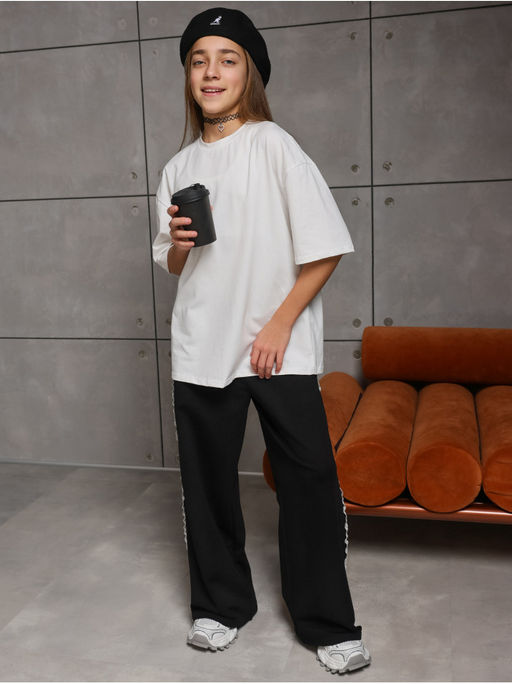 Брюки Кружево Черный Девочка - София фото 9