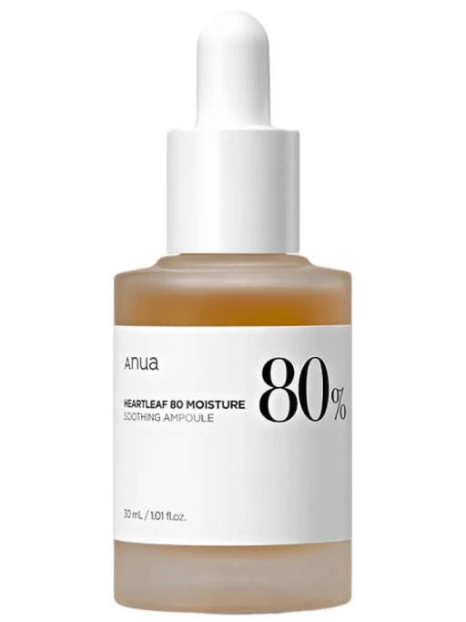 ANUA Heartleaf Soothing Ampoule, 30ml - Успокаивающая ампула на основе хауттюйнии