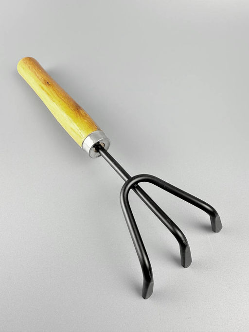 Набор садовых инструментов с деревянной ручкой (лопатка, вилка, рыхлитель) OLS-247-1 - Shanghai CO фото 3