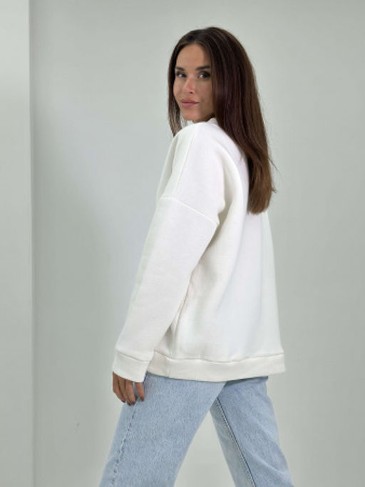 Свитшот Неле (белый) Турция - Nadi bordo фото 10