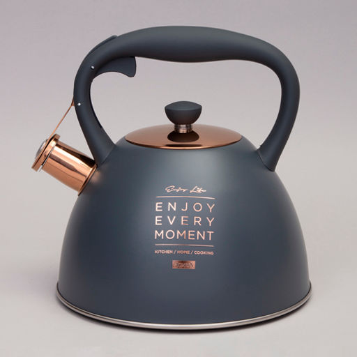 Чайник со свистком, 3,0 л термоаккумулирующее дно, индукция 914-156