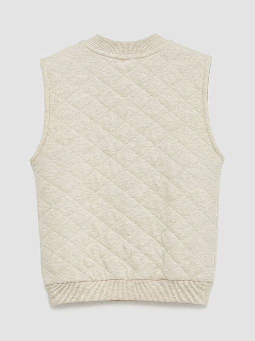 Kapitone Desenli Erkek Bebek Yelek