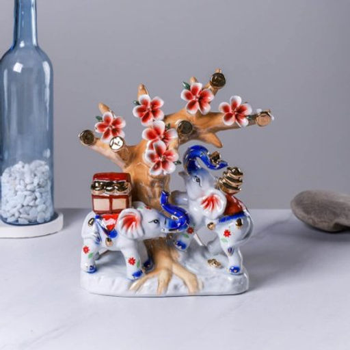 Статуэтка Слоны у денежного дерева 25 см / W252 /уп 24/ - Галеонтрейд фото 6