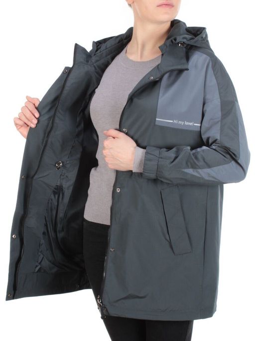 FY-215 AQUAMARINE Ветровка женская АЛИСА (65% хлопок, 35% полиэстер) - Фабричный китай фото 9