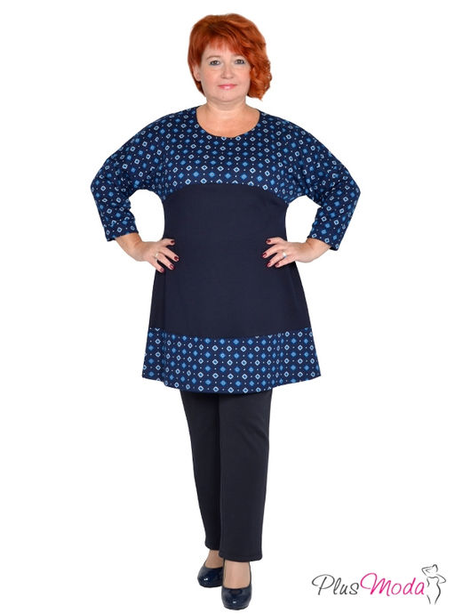 Туника Модель №1372 размеры 44-84 - Plusmoda фото 10