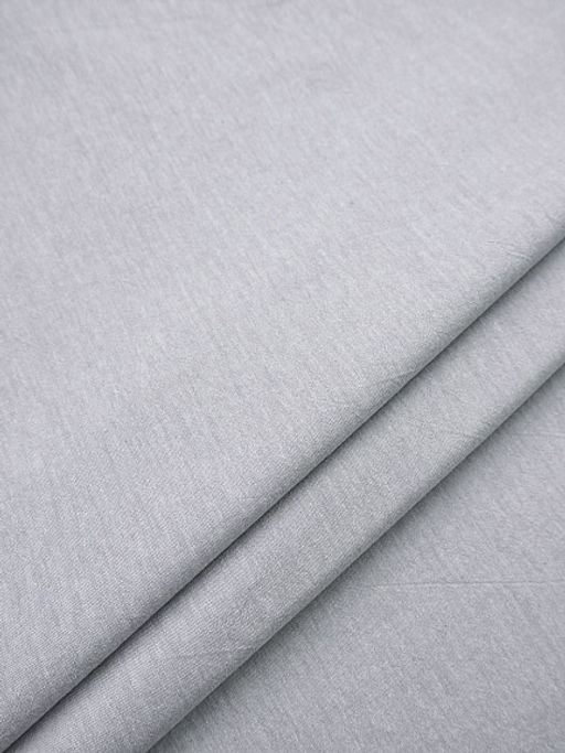 Вареный (стираный) хлопок цв.Серо-сиреневый меланж, ш.2.5м, хлопок-100%, 115гр/м.кв