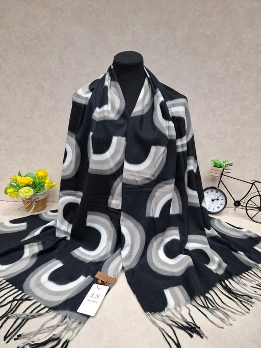 Мягкий палантин из кашемира мультицвет