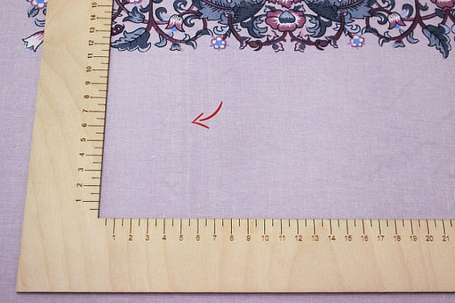 Перкаль Илона (Гол.платок 0.74м*0.81м) цв.св.серо-сиреневый, ш.1.5м, хлопок-100%, раппорт 81см - Купава фото 5