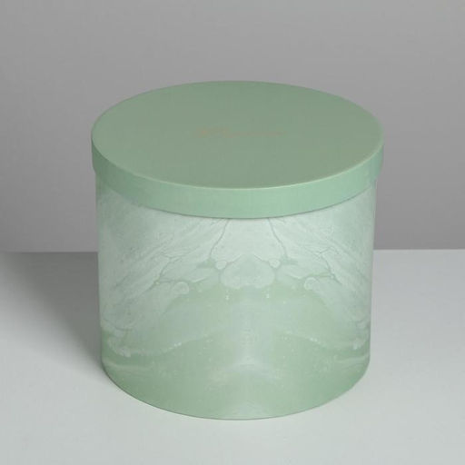 Набор шляпных коробок для цветов 5 в 1 Мрамор, 14 13 см - 22 19,5 см - Дарите счастье фото 13