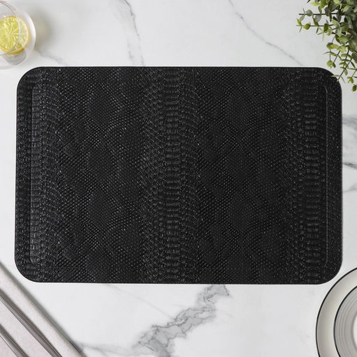 Салфетки сервировочные на стол Magistro, 2 шт., 30×45 см, чёрные