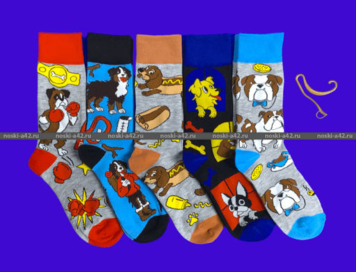 Цена за 10 пар. Nice Socks (AMIGOBS) ЦВЕТНЫЕ ВЫСОКИЕ НОСКИ на вешалке арт. 2209 фактически 37-43  фото 4